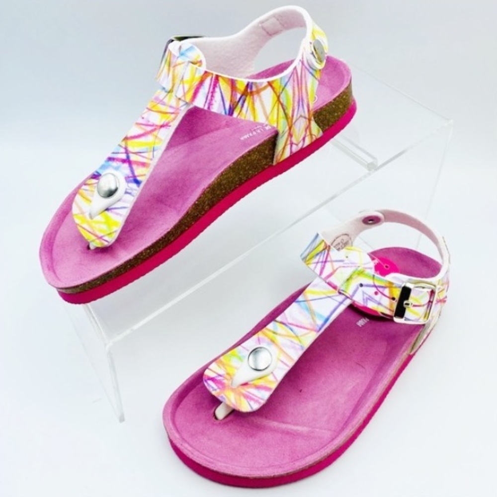 NWT. Agatha Ruiz de la Prada White / Multicolour Sandals. Different sizes.